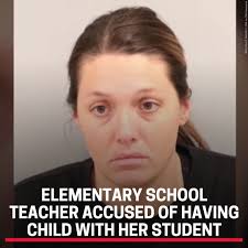 An elementary school teacher accused of having a child with a student in  2019 appeared virtually for a court  appearance.>>>>https://www.kcbd.com/2025/01/17/elementary-school-teacher-accused-having-child-with-her-student/