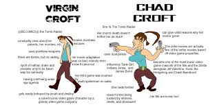 I took to twitter to solicit ideas and suggestions. The Becky Croft Reboot Trilogy Vs The Stacy Croft Classic Virgin Vs Chad Know Your Meme
