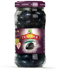 Olives Noires Denoyautees A La Grecque Tramier 220 G