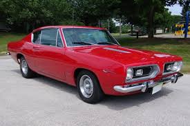 Image result for Bright Red 1967 Barracuda