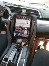 10 4 tesla style vertical hd screen android 7 1 car gps navigation stereo radio for honda civic 2016 car gps gps navigation system gps navigation