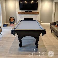 Finished Recovering This 7 Foot Custom Pool Table In Fountain Valley Academy Blue Cloth Billiards Dkbillia Custom Pool Tables Pool Table Man Cave Home Bar