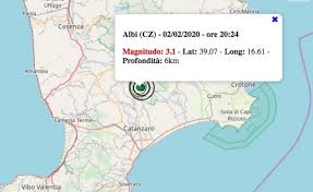 Maybe you would like to learn more about one of these? Terremoto In Calabria Oggi 2 Febbraio 2020 Scossa M 3 1 In Provincia Di Catanzaro Dati