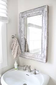 Maybe you would like to learn more about one of these? The Picket Fence Projects Ch Ch Ch Changes In The Bathroom Shabby Chic Bathroom White Bathroom Mirror Small Bathroom Mirrors