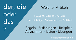 Geben sie dem verb die richtigen präsensendungen. Der Die Oder Das Welcher Artikel Regeln Wortlisten Ubungen