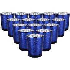 About 1% % of these are wedding decorations a wide variety of light blue votive candle holders options are available to you, such as home decoration, religious. Just Artifacts Mercury Glass Votive Candle Holder 2 75 Inch 15pcs Speckled Navy Blue Mercury Glass Votive Tealight Candle Holders For Weddings Parties And Home Decor Buy Online In Bahamas At Bahamas Desertcart Com Productid