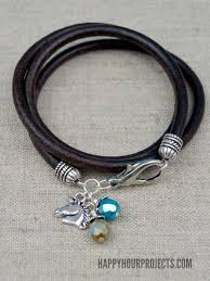 Of course you will learn how to. How To Make Leather Cord Bracelets With Charms 5 Steps