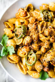 Vegan Jalapeno Chickpea Mac And Cheese Pasta Gluten Free Rezept Leckere Vegane Rezepte Hauptspeise Rezepte