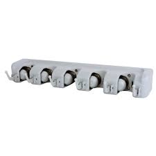 Product title broom holder wall mount and garden tool organizer, c. Buy Decdeal Mop Holder With Hook Broom Holder Drilling Wall Mounted Broom Hanger Organizer Storage Rack Kitchen Bathroom Garden Online Shop Home Garden On Carrefour Uae
