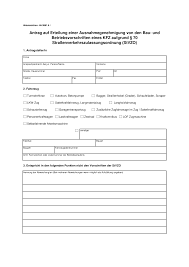 Ausnahmegenehmigung nach § 70 stvzo. Https Rp Baden Wuerttemberg De Fileadmin Rp Internet Themenportal Verkehr Oepnv Documentlibraries Oepnv Stuttgart S 46 Antr Ausnahmegen Pdf