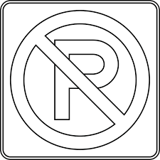 No Parking Outline Clipart Etc Traffic Signs Safety Signs And Symbols Traffic