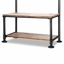They are often compact, portable, and inexpensive. Artiss Rustic Clothes Coat Garment Rack Vintage Hanger Stand Wooden Pipe Shelf Bunnings Australia