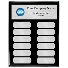 Piano Finish Employee Of The Month Perpetual Plaque Gem Awards