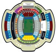 nfl stadium seating charts stadiums of pro football