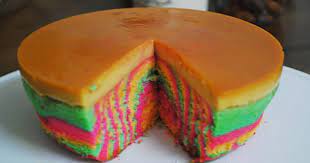 Sis memang peminat kek coklat. Resepi Kek Kukus Pelangi Sukatan Cawan