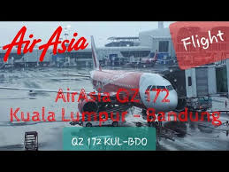 Air Asia Qz 172 Kuala Lumpur Kul Bandung Bdo Airbus A320 Economy Class Flight Experience Youtube