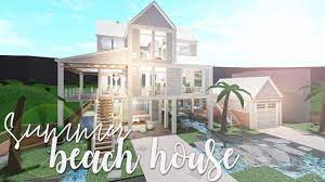 Discord.gg/prt2rm3 i made a group you can join it if you want! Roblox Bloxburg Summer Beach House 156k Youtube Summer Beach House Beach House Exterior Small Beach Houses