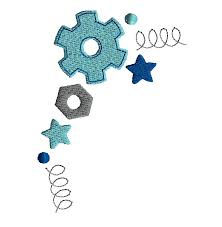 Check out our machine border selection for the very best in unique or custom, handmade pieces from our collage shops. Robot Border Machine Embroidery Design