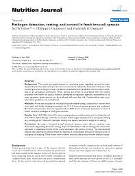 pdf pathogen detection testing and