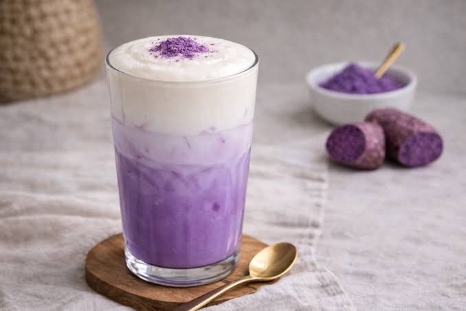 How to Make Ube Latte: 5 Simple Steps (Easy & Creamy Korean Café Style  Recipe)
