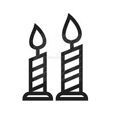 Candles Line Icon Iconbunny