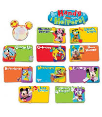 Mickey Mouse Clubhouse Handy Helpers Job Chart Mini Bulletin Board Set