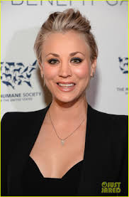 Kaley Cuoco in Helmut Lang and Lela Rose