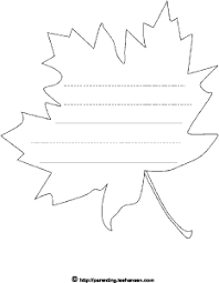 Maple Leaf Shape Paper With Lines For Writing Letters Fall Writing Lined Writing Paper Elementary School Projects