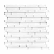 In addition, if you are looking for a very versatile, easy to install, and cost effective choice then look no further than carpet tiles. Speedtiles Serenity 11 65 Inch X 11 69 Inch Glass Self Adhesive Wall Mosaic Tile The Home Depot Canada