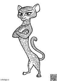 Maybe you would like to learn more about one of these? Graceful Jaguar Gia Coloring Pages Madagascar Coloring Pages Colorings Cc