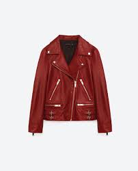 Image 8 Of Leather Jacket From Zara Lederjacke Modestil Tuch