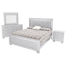 Isabel Gray 4 Piece Queen Bedroom Set Bedroom Sets Queen Small Bedroom Remodel Simple Bedroom