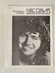 Mac Davis "The Song Painter" 1973 Columbia Records Press Kit
