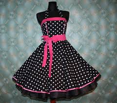 50 S Vintage Dress Full Skirt Black White Pink Polka Dots Retro Dress Tailor Made 99 00 Via Etsy Vintage Dresses 50s Polka Dot Retro Dress Retro Dress