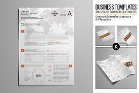 Omicron Executive Summary A4 Executive Summary Scientific Poster Design Brochure Design