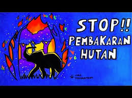 Cara Menggambar Membuat Poster Tema Stop Kebakaran Pembakaran Hutan Yang Mudah Ditiru Ep 241 Youtube Cara Menggambar Poster Gambar