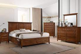 We use only the highest quality solid hardwoods in handcrafting our furniture. San Mateo 5 Piece Solid Wood Queen Storage Bedroom Set