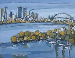 Sydney Harbour Painting By Australian Artist Australian Art Painting Nz Art