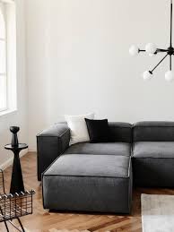 Stilecht sofa in stoff anthrazit. Modulares Sofa Lennon 4 Sitzer Mit Hocker In Anthrazit Westwingnow Modulares Ecksofa Westwing Sofa Mobel Wohnzimmer