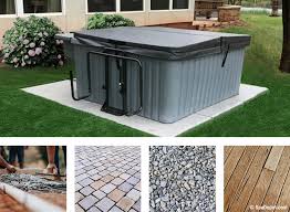 Certainly, the paver patio uses a solid base material that enables hold the hot tub strongly. Installation Setup Step By Step Guide For New Spa Owners Spadepot Com