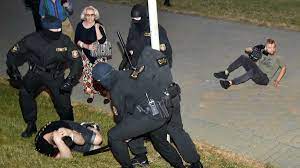 On monday, the interior ministry confirmed police fired stun. Belarus Rocked By Police Violence After Election Protesters Take To Streets Financial Times