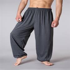 Baggy Mens Women Tai Chi Pants Martial Arts Trousers Kung Fu Yoga Fitness  Dance | eBay