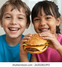 13+ Thousand Child Hamburger Royalty-Free Images, Stock Photos & Pictures