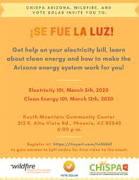 Find the exact moment in a tv show, movie, or music video you want to share. Se Fue La Luz Join Arizona Clean Energy Workshops In March Vote Solar