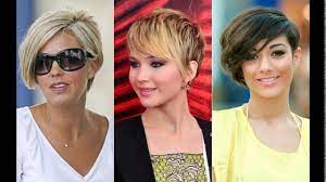 Short length hair can still have long layers. Haircut Short Front Long Back Youtube