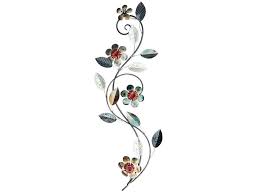 Alex kovacs is a noted new york artist whose creations are the most frequently copied objects in the. Silver Floral Wall Art Floral Metal Wall Hanging Libra