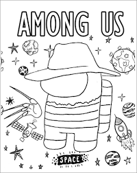 Among us coloring pages are based on the action game of the same name, in which you need to recognize a impostor on a spaceship. Printable Among Us Coloring Page Coloringbay