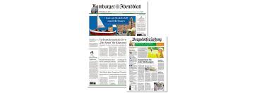 Das hamburger abendblatt berichtet in seiner ausgabe vom 16. Hamburger Abendblatt Media Impact