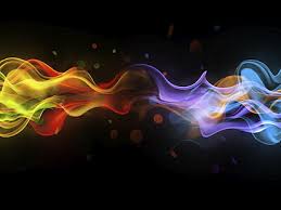 A swirling purple vortex serves as the backdrop piece to this worship video background. Hd Wallpaper Smoke Multicolored Purple Red Green And Yellow Illustration Wallpaper Flare
