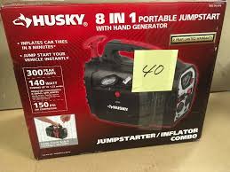 Note to npm v7 users: Husky 8 In 1 Portable Jumpstart With Hand Generator In Good Condition Kx Real Deal Auction Tools St Paul Auction K Bid